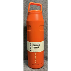 STANLEY Aerolight IceFlow Bottle Cap and Carry Wide Mouth 36 oz Tigerlily Orange